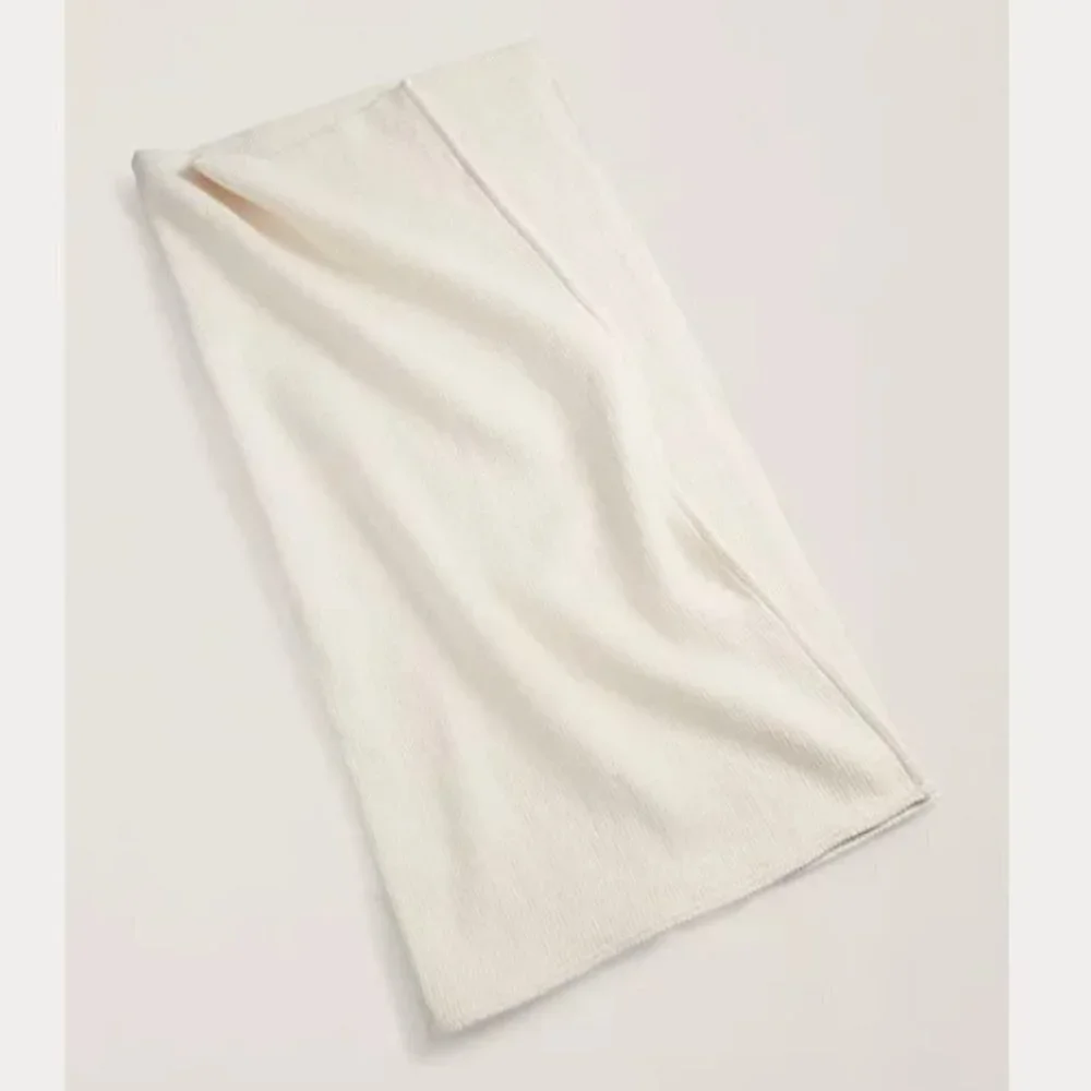 Ralph Lauren Home Cortona Full‎ / Queen Cream Bed Blanket Cotton Linen Blend